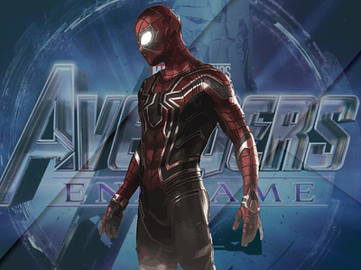 Spiderman : Avengers endgame design illustration illustrator logo