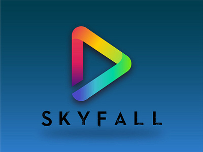 Sky Fall branding design illustration illustrator logo