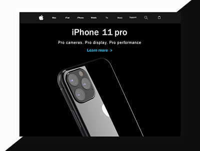 iPhone 11 Pro design webdesign website