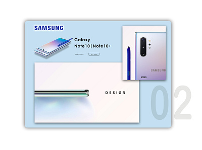 SAMSUNG GALAXY NOTE10 NOTE10 design web design webdesign website