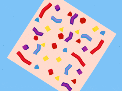 Confetti 15folds gif