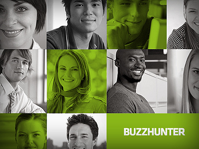 New Buzzhunter coming soon :) buzzhunter bw green people smile womm