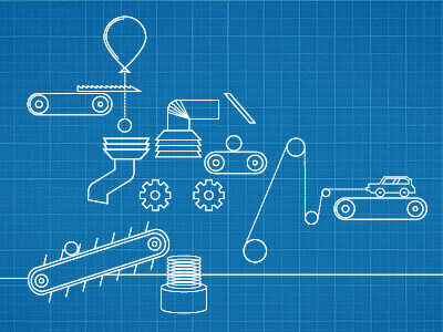 let's play blueprint game machines sketch