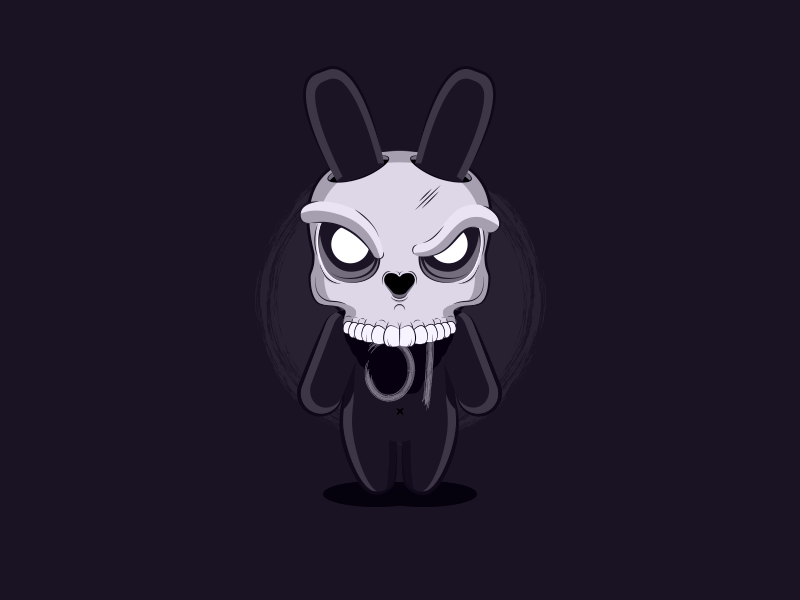 Dark Rabbit by Ian on Dribbble