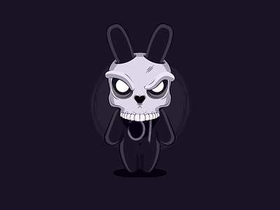 Dark Rabbit darkness illustration rabbit skull vector