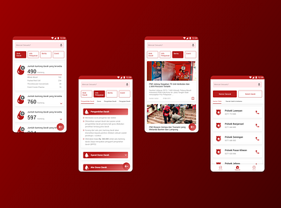 PMI Mobile App android app app design icon mobile app mobile ui red ui ux vector