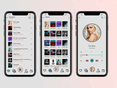 Music App UI Design