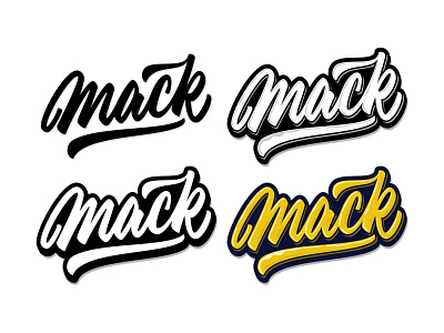 Mack cafe design hand drawn hand lettering lettering lettering logo logo logotype type typography