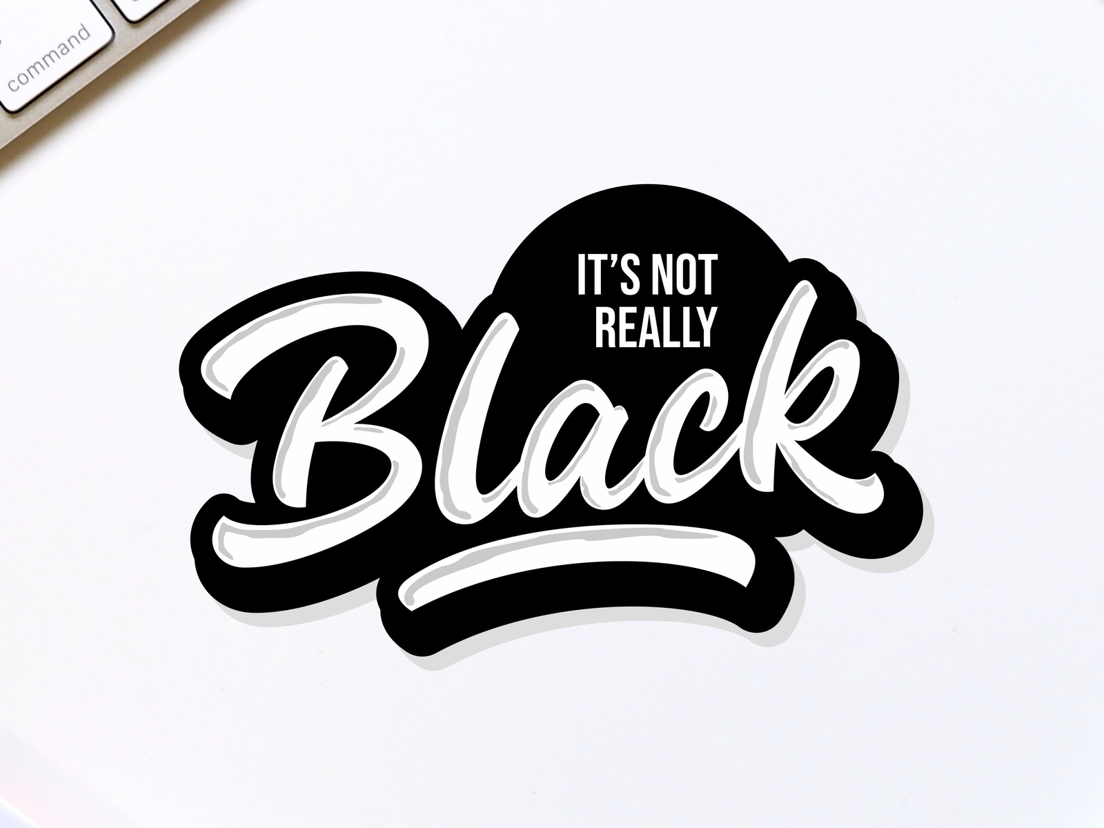 It's Not Really Black by Rachmandhap on Dribbble