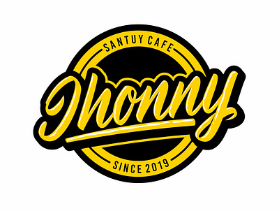 Jhonny Santuy Cafe cafe cafe logo coffee coffee logo coffee shop design hand drawn lettering lettering logo logo logotype type typography