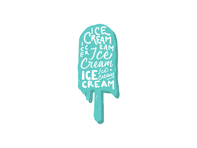 Ice Cream for Everyone! design hand drawn hand lettering lettering lettering logo logo logotype type typography vector