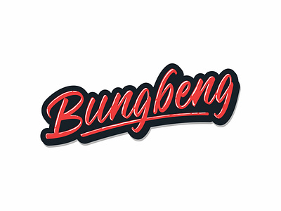 Bungbeng branding cafe design hand drawn hand lettering lettering lettering logo logo logotype type typography