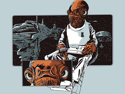 it's a trap admiral ackbar illustration star wars