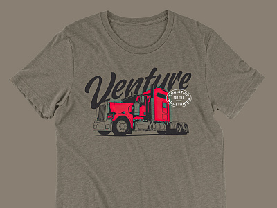 Venture logistics tshirt by Adam Johnson on Dribbble