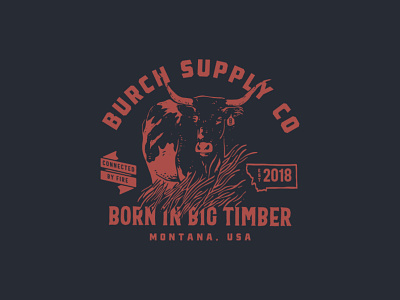 Born in Big Timber bbq bull cow grill montana