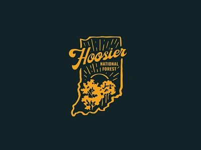 Hoosier National Forest Shirt Design forest hiking outdoors