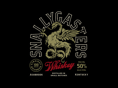 Olde Snallygasters Whiskey Concept bourbon branding packaging whiskey