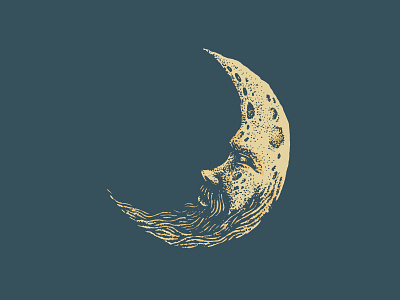 Moon WIP crescent man in the moon moon