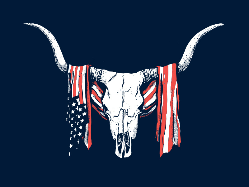 Bull Skull by Adam Johnson on Dribbble