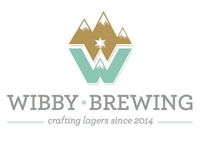 Wibby Brewing Logo beer beer logo brewery clean logo logo minimal logo silkscreen