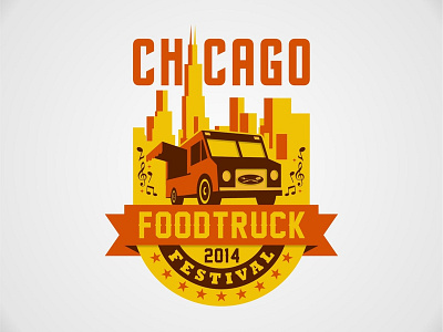 Chicago Food Truck Festival by freshradiation on Dribbble