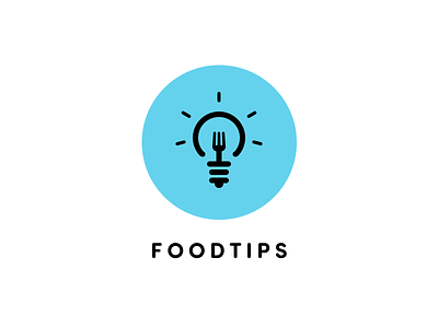 Foodtips logo proposal food icon tips