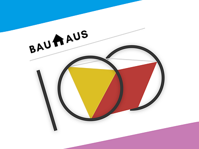 Bauhaus Anniversary art bauhaus graphic design graphic art university vector art
