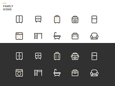 Icon to family ui 图标 设计