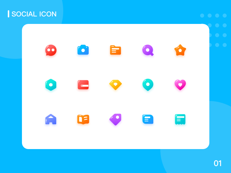 Social Icons 图标
