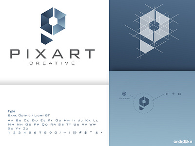 Pixart Logo adobe adobe illustrator andredukun app brand brand identity branding branding design design design art design concept icon logo logo 3d logo concept vector web