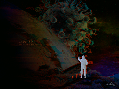 COVID-19 virus eradication in progress branding camping design graphicdesign lightroom photoshop