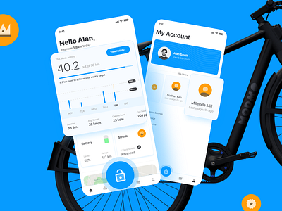 Modmo - Electric Bike - Mobile App - UI/UX