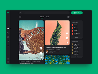 Agchant - Social Media - Web - UI/UX