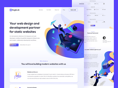 BugleLab - Landing Page