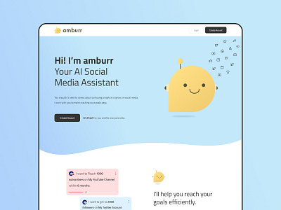 AI Social Media Assistant web site