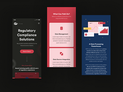 eflow - Landing Pages - Resposive b2b dark homepage icon section illustration landing page modern responsive ui ux