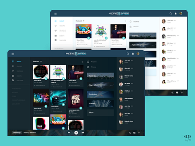 Dashboard - Morebass - Social media for music lovers