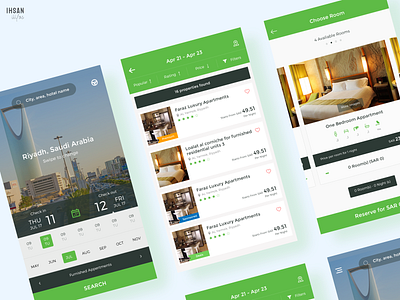 App Design - Hotel Booking - Gurfati app design booking booking app hotel hotel booking modern ui uidesign ux uxdesign