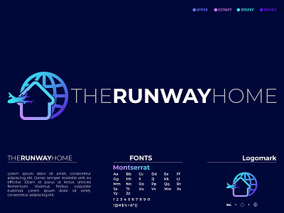 The Runway Home, Logo, Brand logo Design appearance architecture branding building city design house icon industry journey realstate skyline skyscraper street