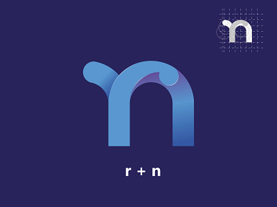 nr letter logo branding business logo design letter letter nr lettermark letters logo logo design logodesign logotype mark minimal minimalist logo modern