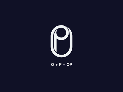OP Letter Logo, Logo Design
