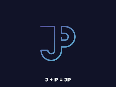 JP Letter logo branding creative design idea identity identity design illustration letter lettering lettermark logo logo design logodesign logos logotype vector