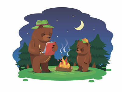 Bears art bear bears design illustration illustrator vector