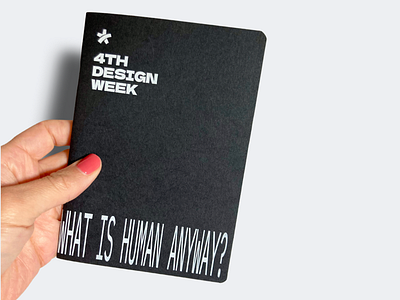 4th Design Week Notebook branding design design week graphic design merchandising notebooks print stationery