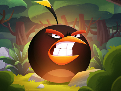 Angry birds Islands Game Trailer Animation1 angry birds artwork game trailer illustration scene design sequence sequence design