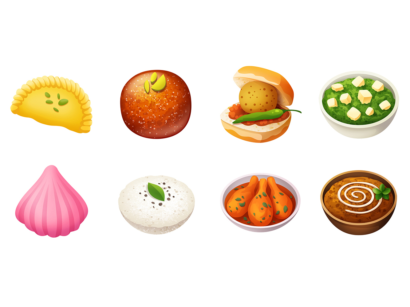 Indian Food Icons By Hyeji Yu On Dribbble