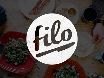 Filo branding community filo food grunge lima logo peru restaurant soft