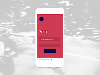 Daily UI #001 — Sign Up Form challenge daily form signup ui