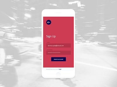 Daily UI #001 — Sign Up Form