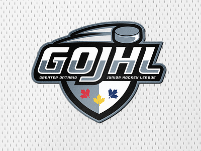 GOJHL Re-design gojhl hockey logo